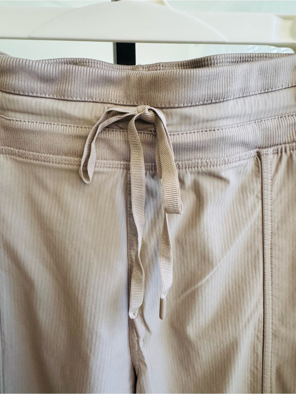 Kirkland Signature Women's Track Joggers - Light Beige - Picture 2 of 7